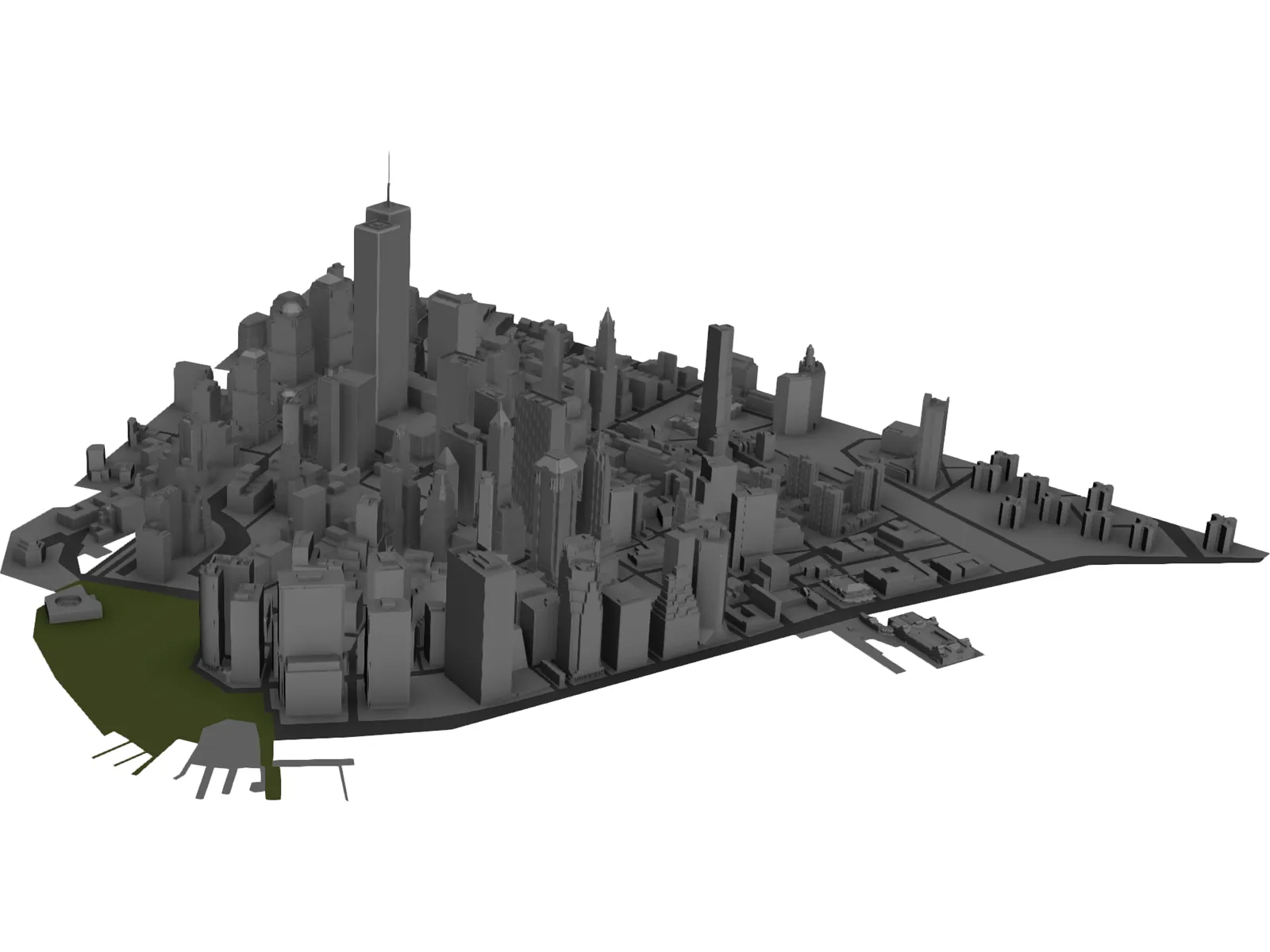 Lower Manhattan 3D Model main preview
