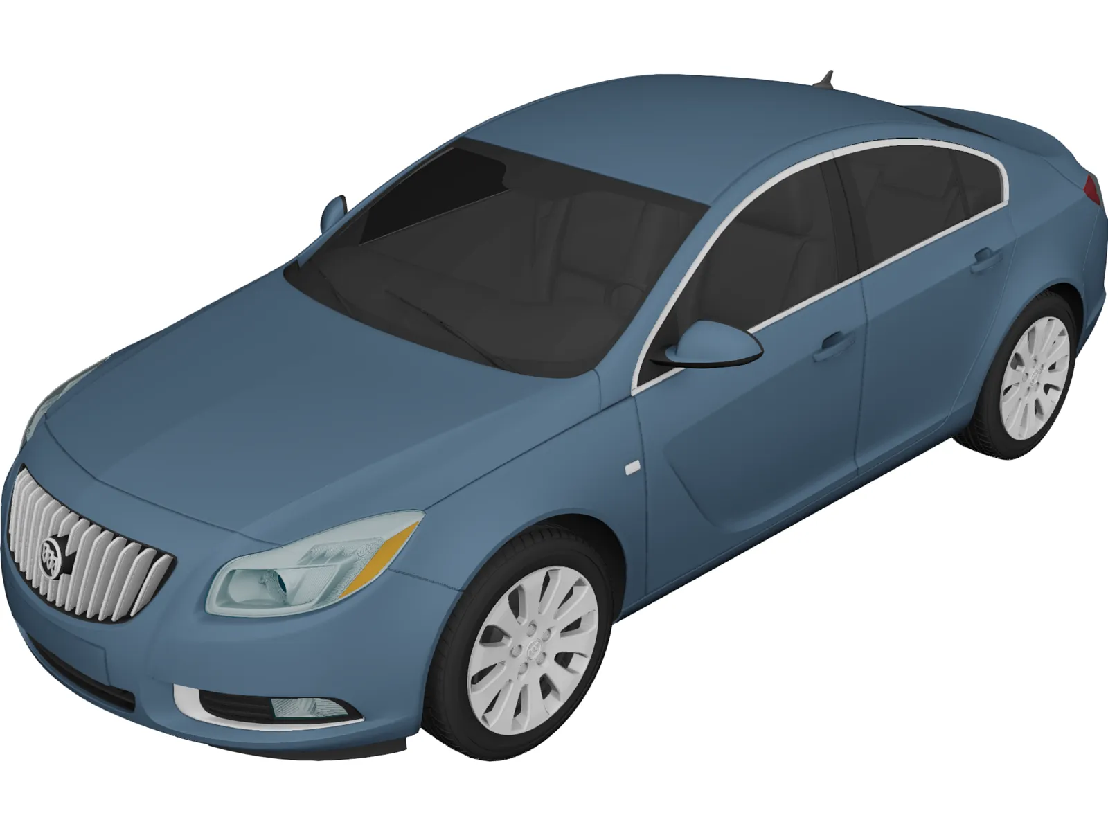 Buick Regal CXL (2011) 3D Model main preview