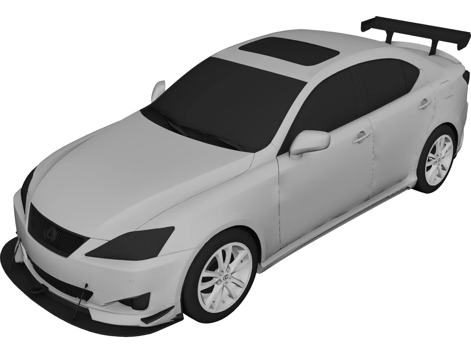 Lexus IS350 (2006) 3D Model main preview