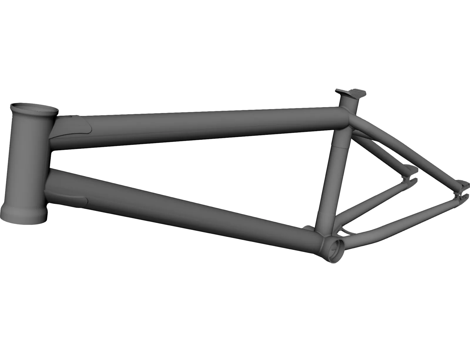 Bike Frame 3D Model main preview