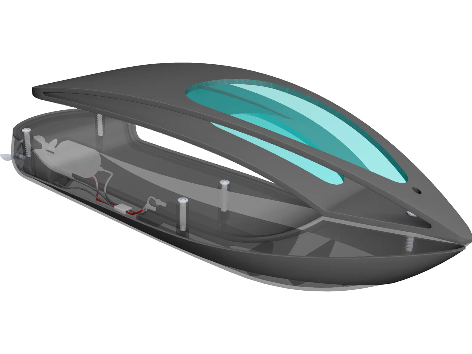 Boat 3D Model main preview