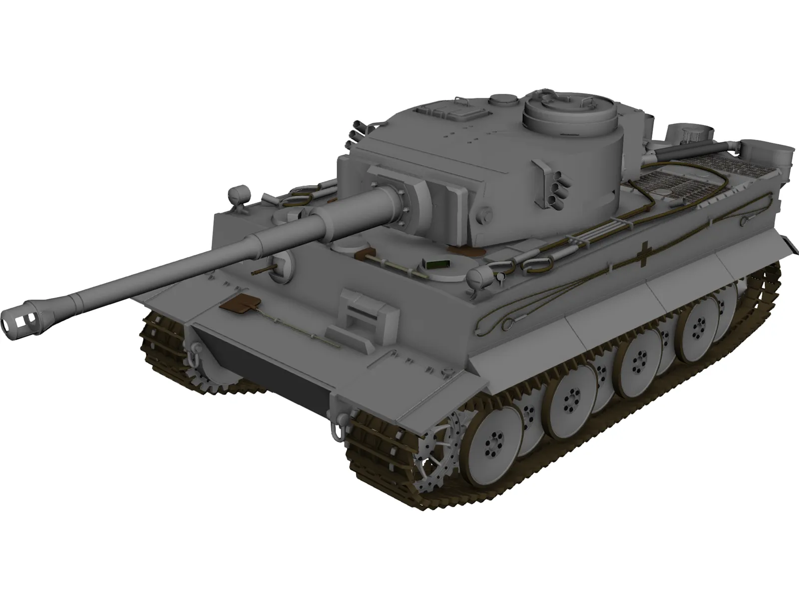 Tiger 3D Model main preview