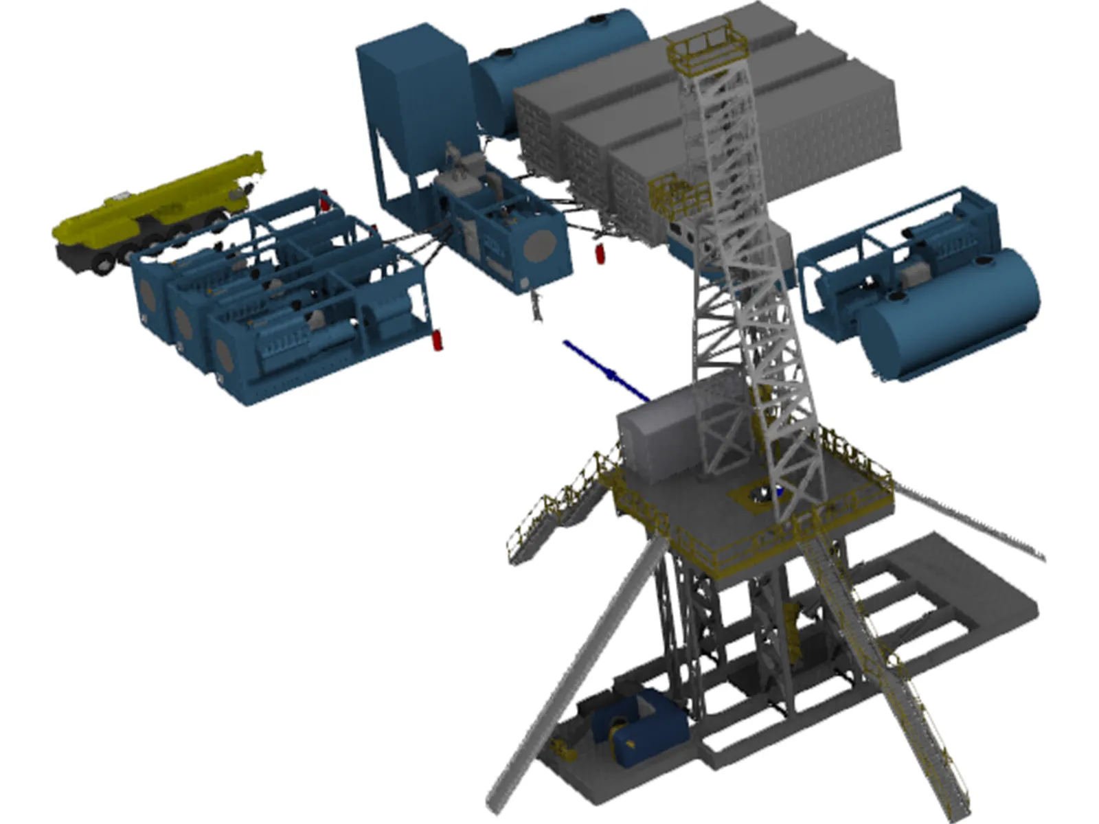 Refinery 3D Model main preview