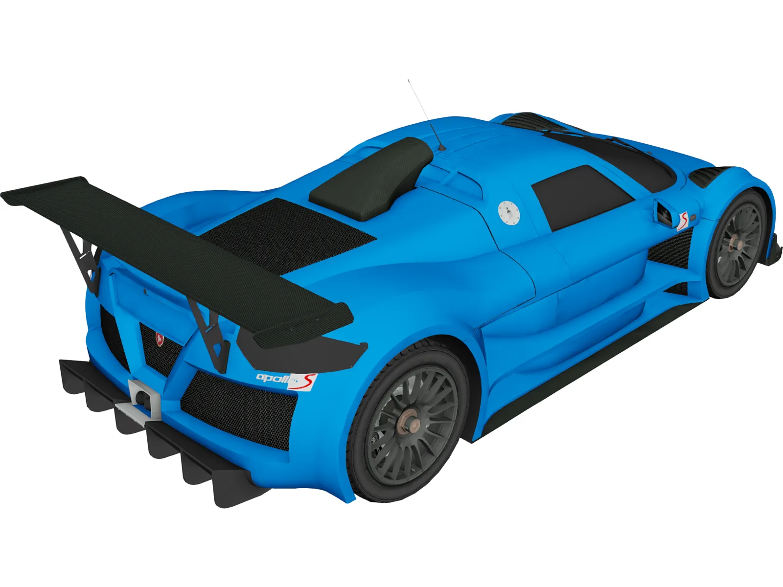 Gumpert Apollo Sport 3D Model main preview