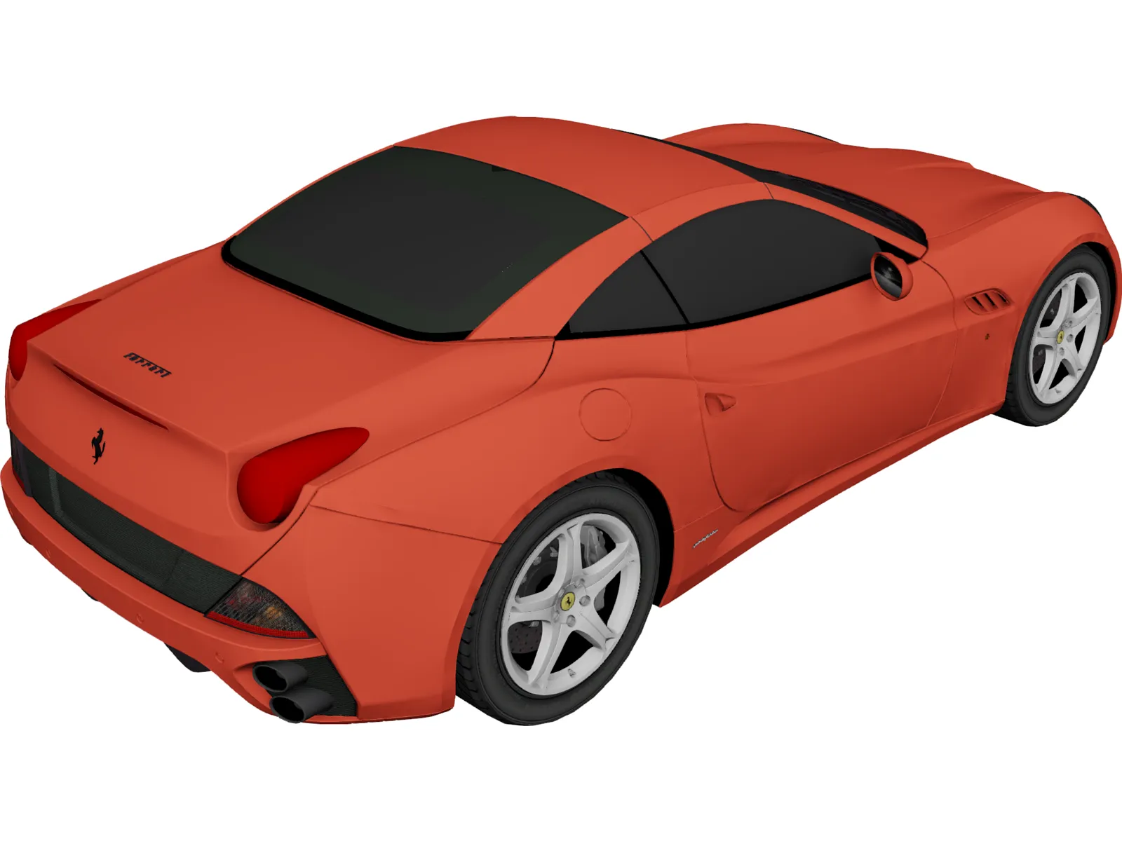 Ferrari California 3D Model main preview
