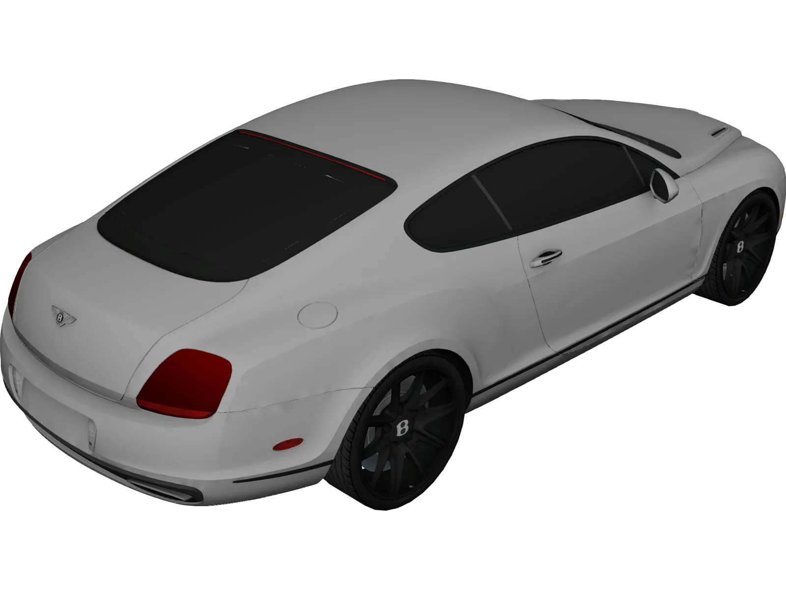 Bentley Continental SS (2010) 3D Model main preview