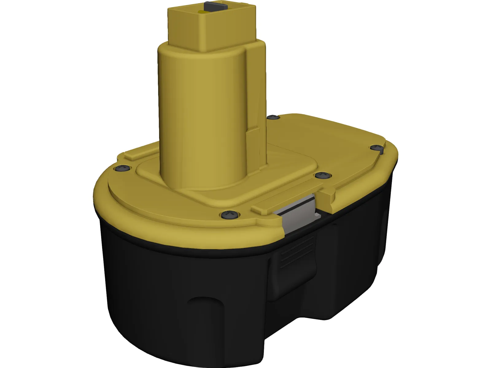 DeWALT 14.4v Battery 3D Model main preview