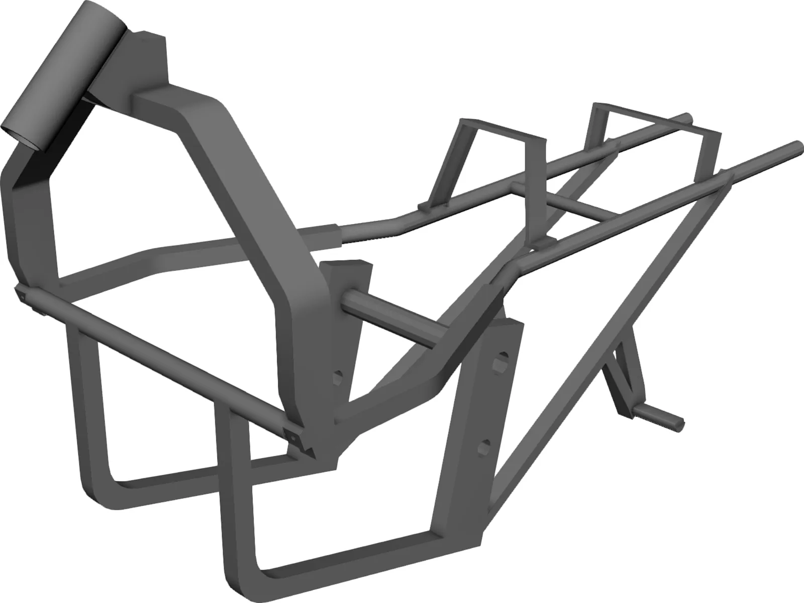 Suzuki Katana 600 Frame 3D Model main preview