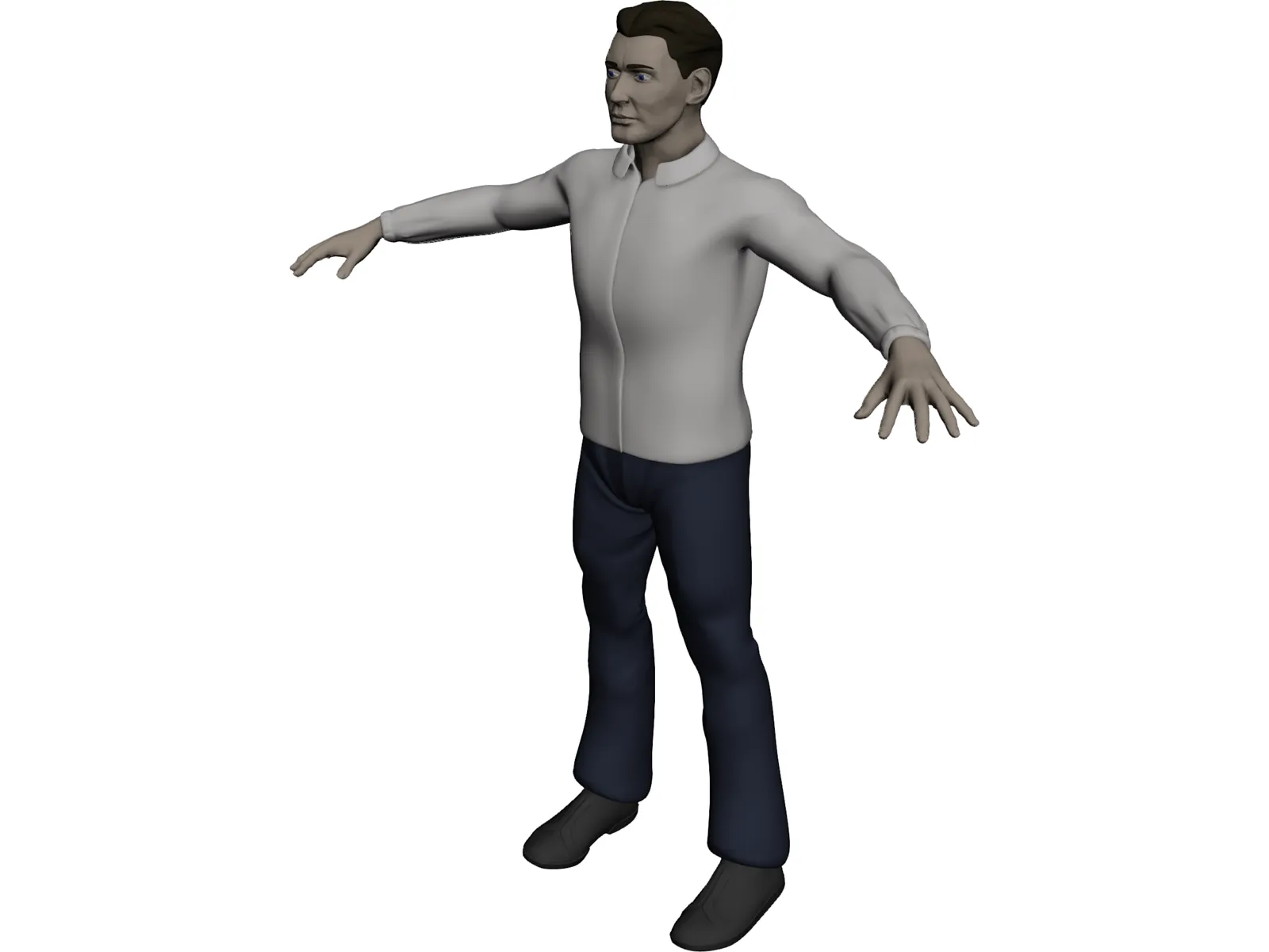 Man 3D Model main preview