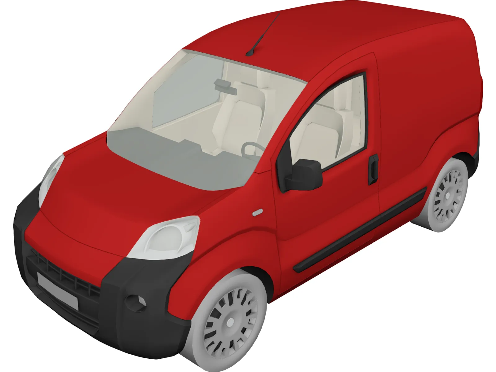 Citroen Nemo (2010) 3D Model main preview