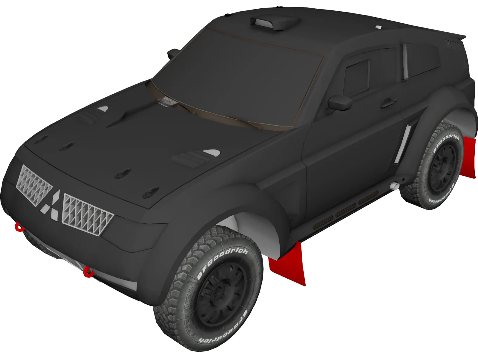 Mitsubishi Pajero EVO MPR11 3D Model main preview