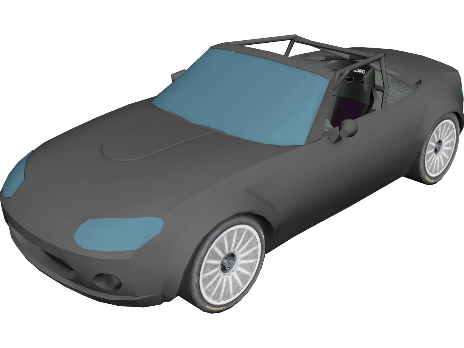 Mazda MX5 GTR 3D Model main preview