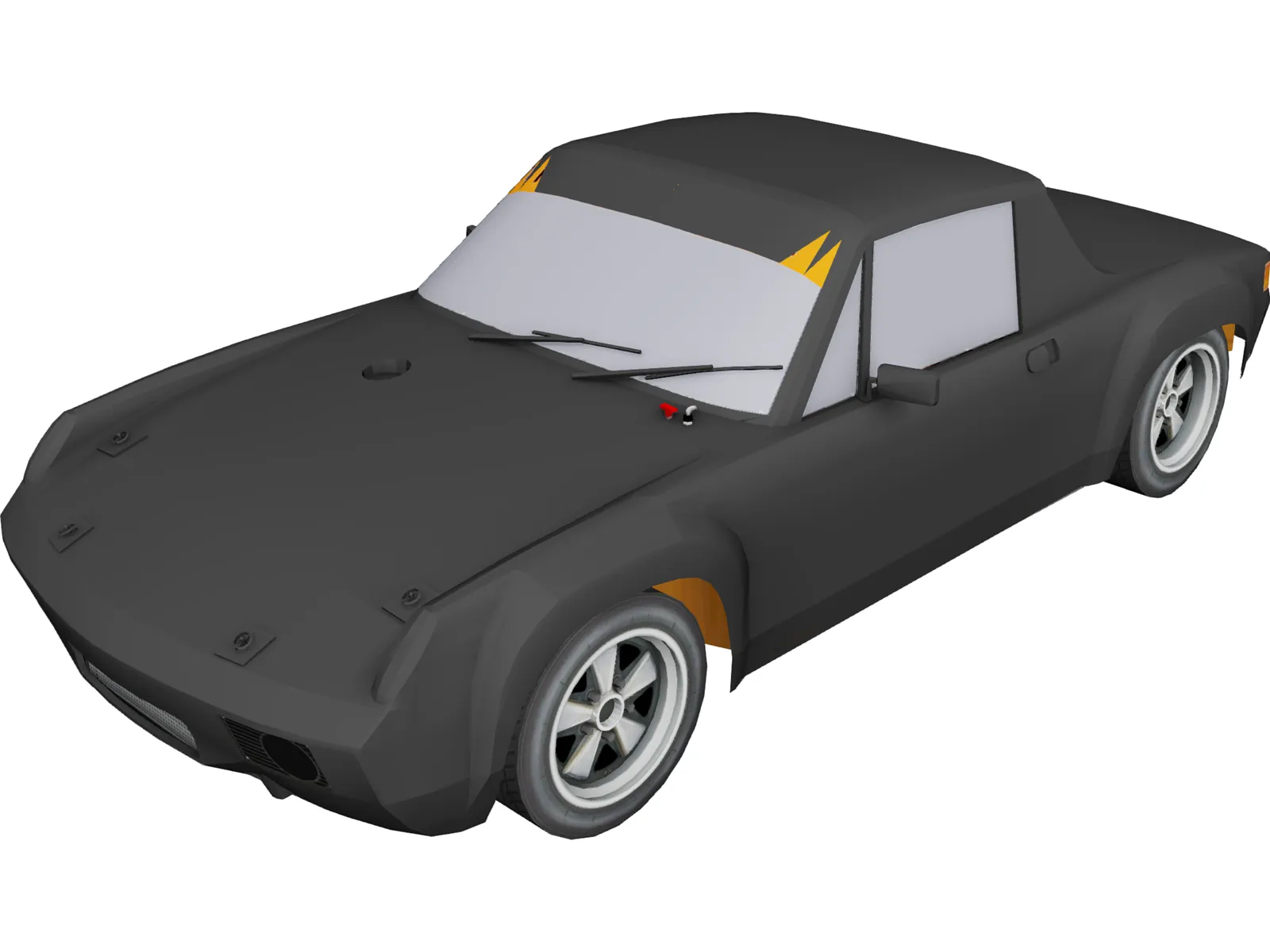 Porsche 914 GT 3D Model main preview