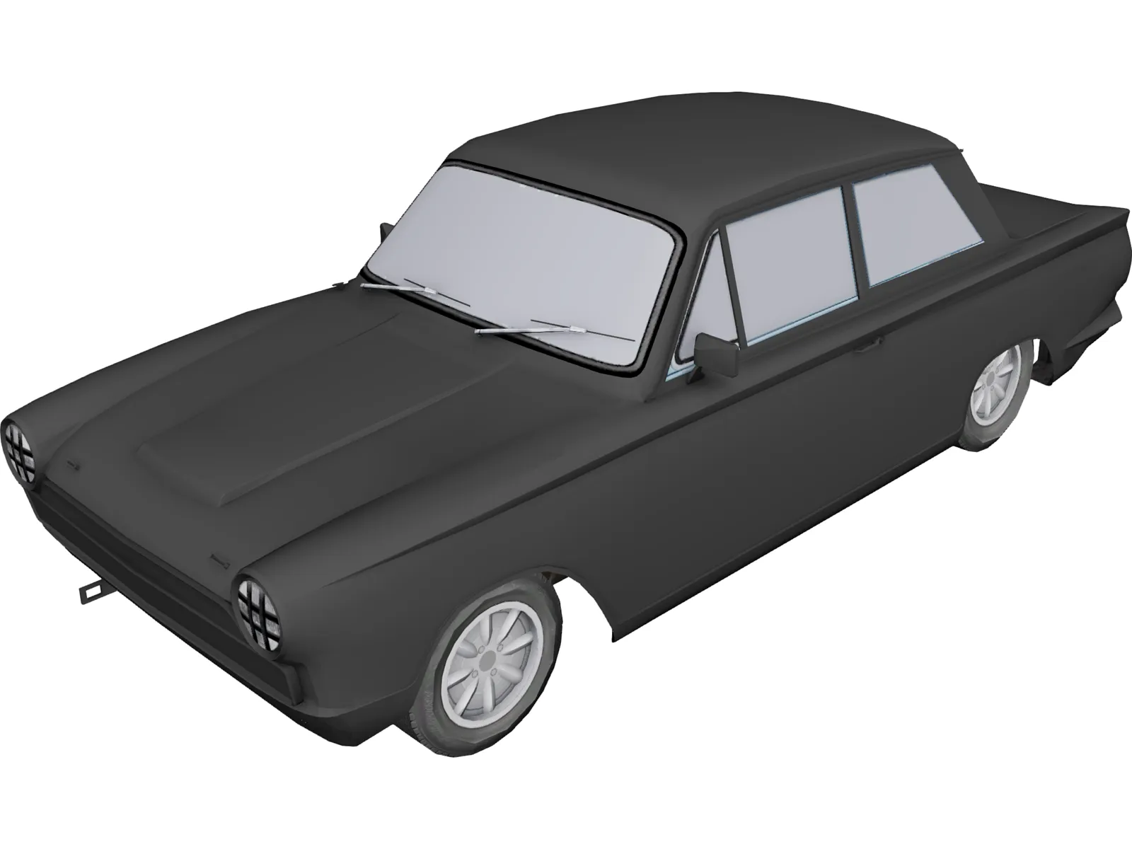 Lotus Cortina GT 3D Model main preview