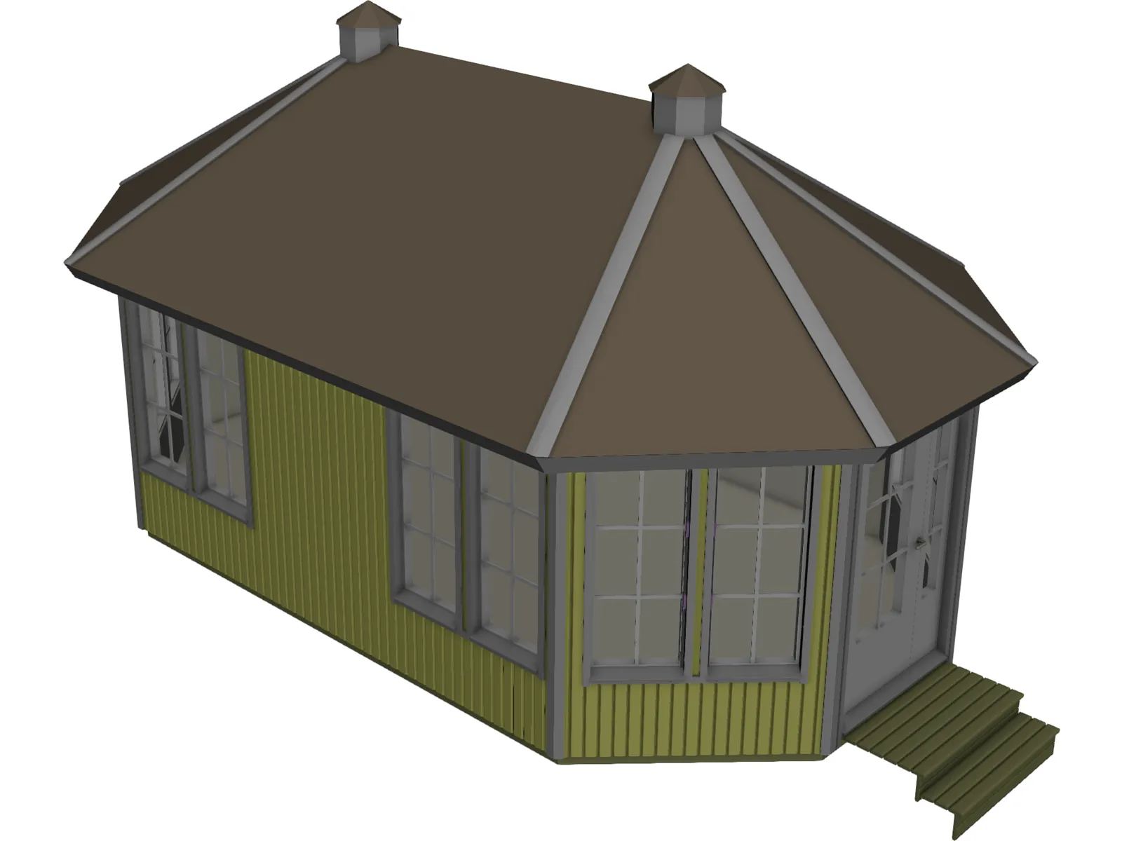 Summerhouse 3D Model main preview