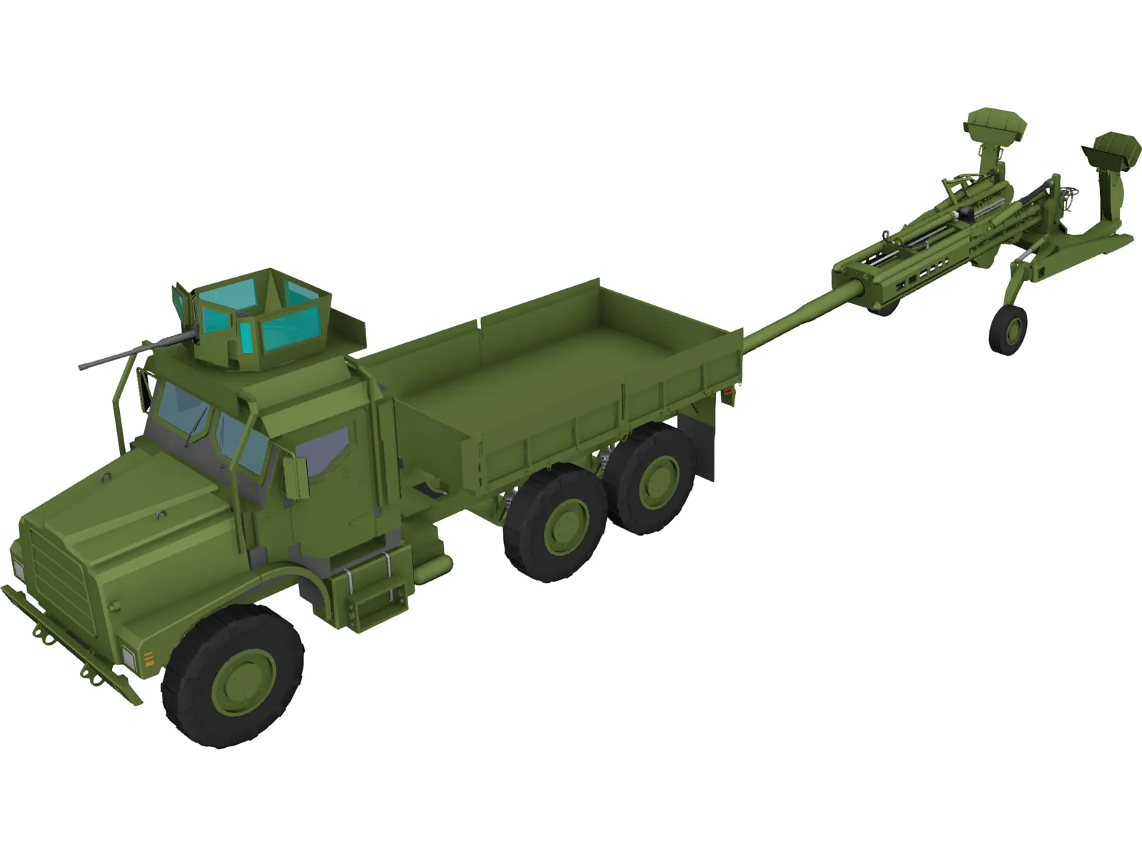 MTVR with LW155 3D Model main preview