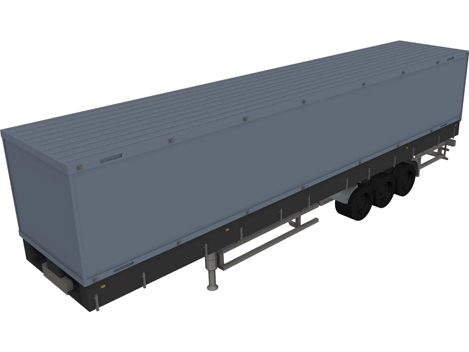 Trailer 3D Model main preview