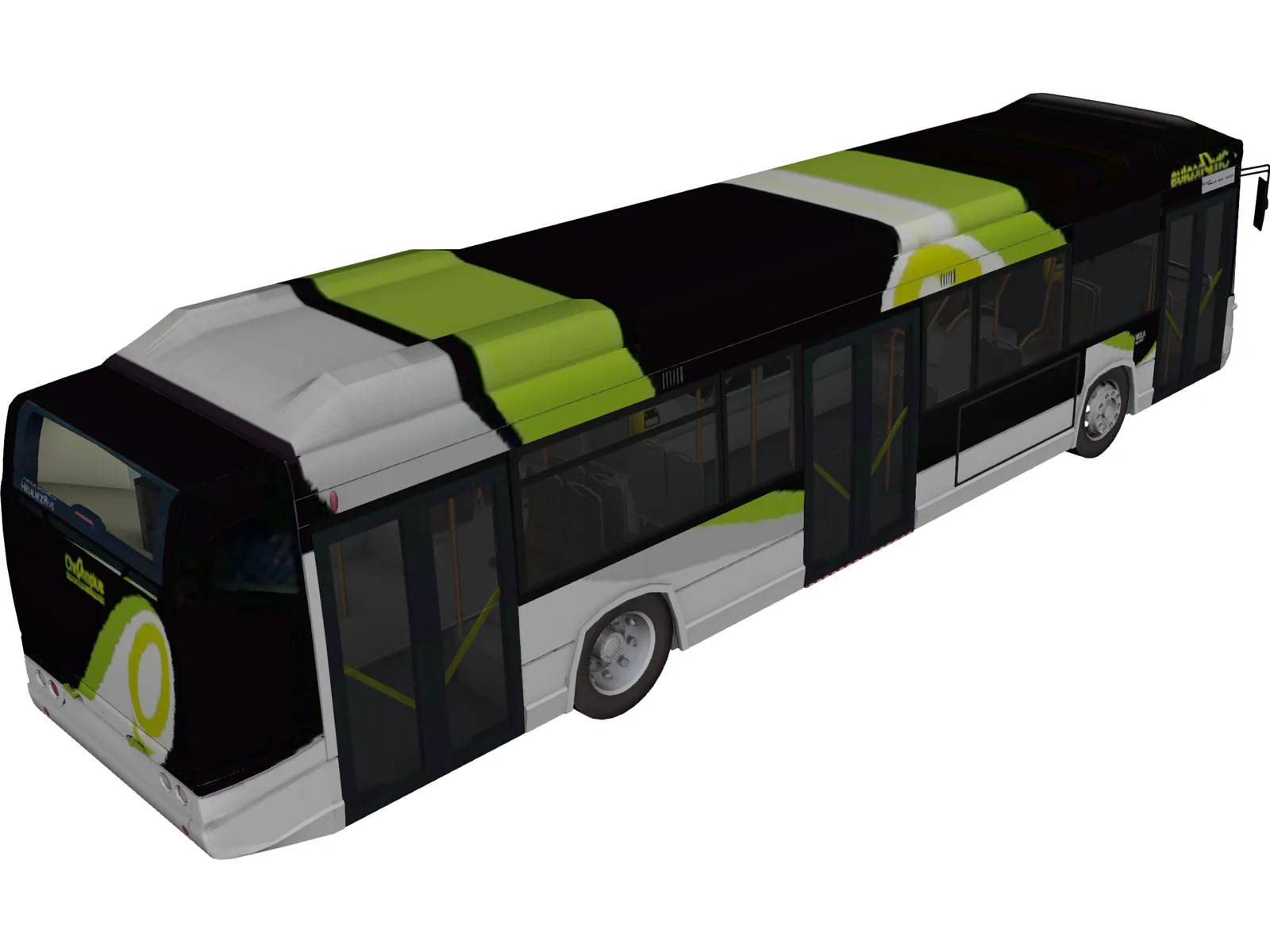 HeuliezBus GX 327 BHNS Chronoplus 3D Model main preview