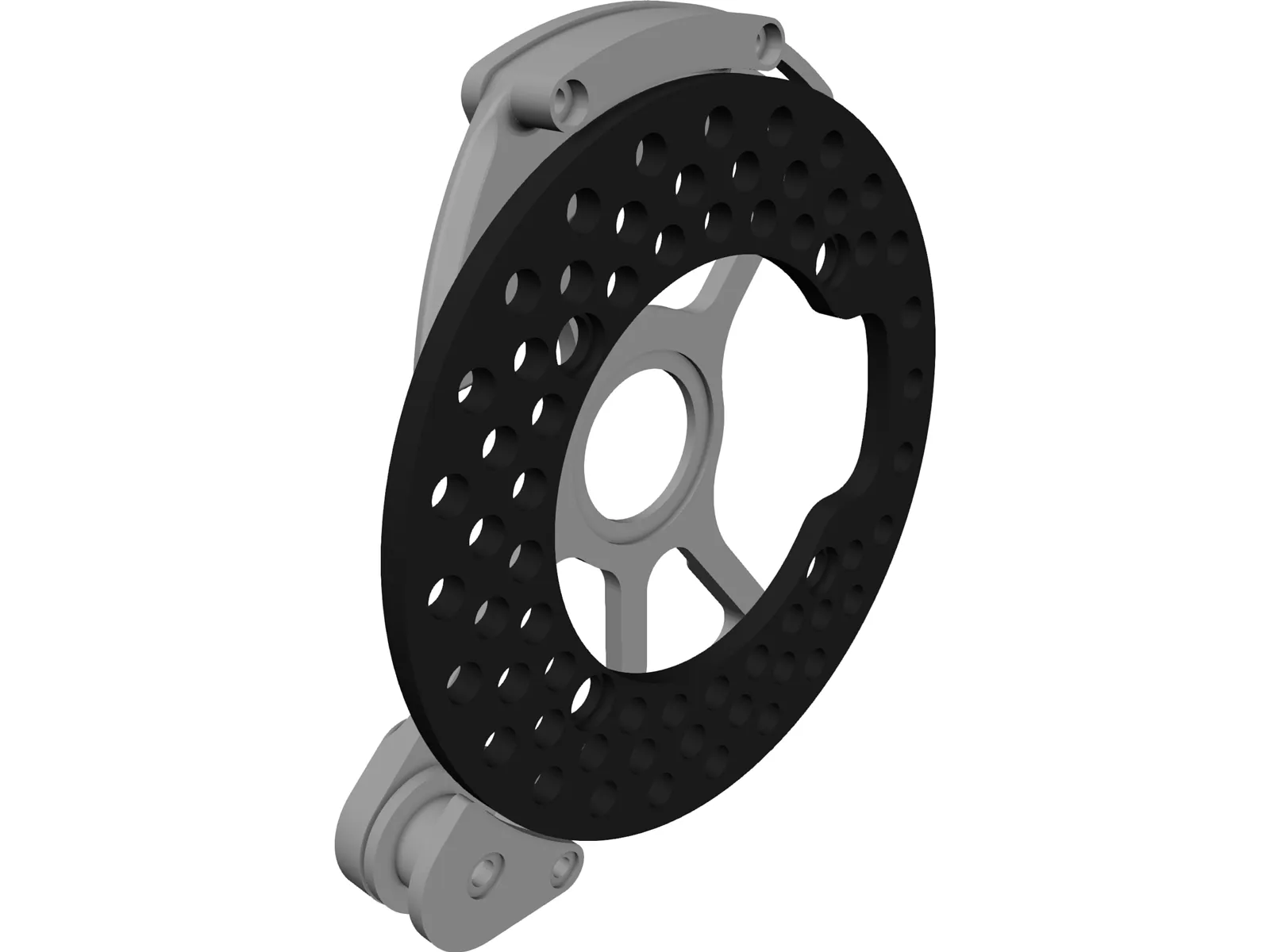 MTB Chain Guide 3D Model main preview