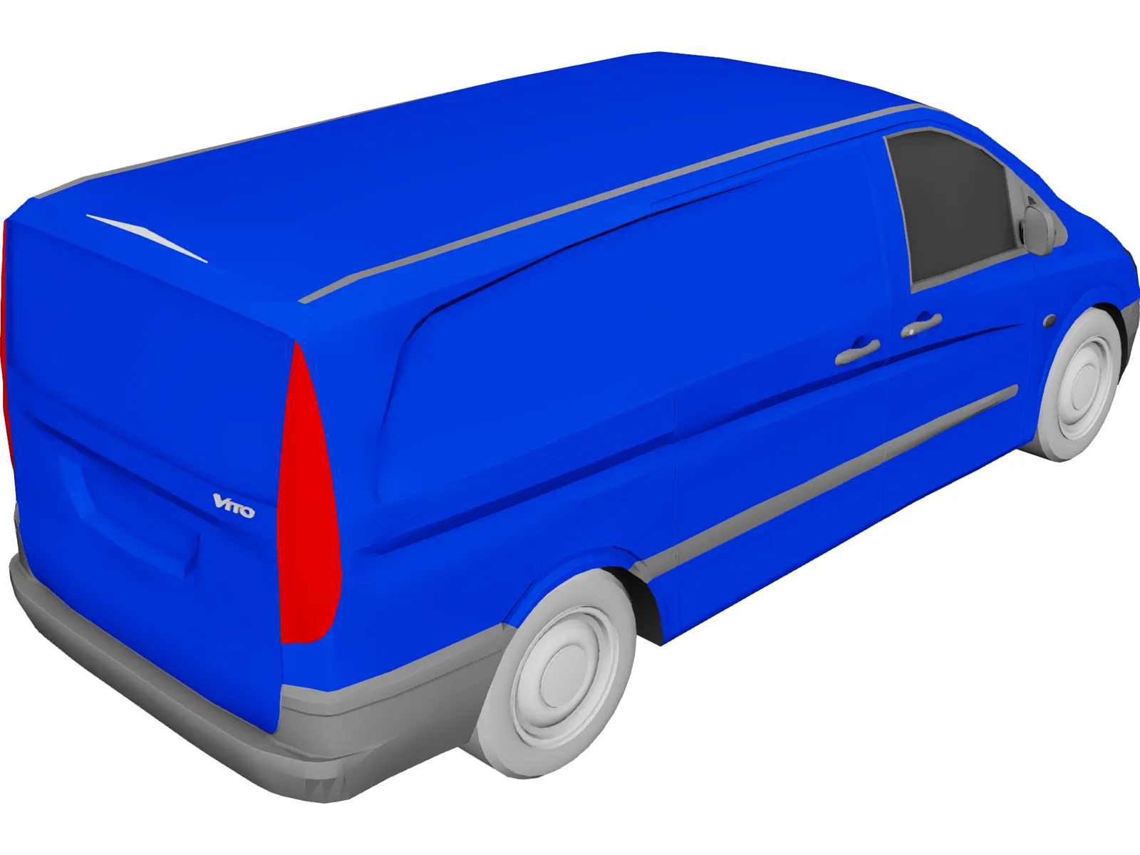 Mercedes-Benz Vito (2012) 3D Model main preview