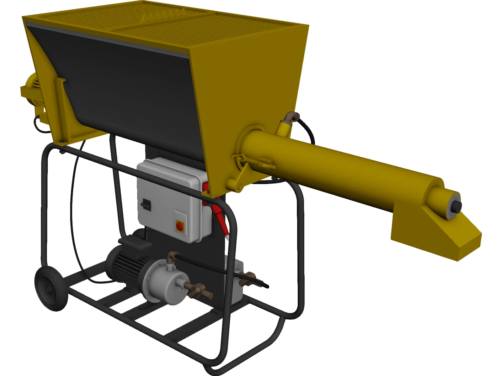 Turbomix Constructions Equipment 3D Model main preview