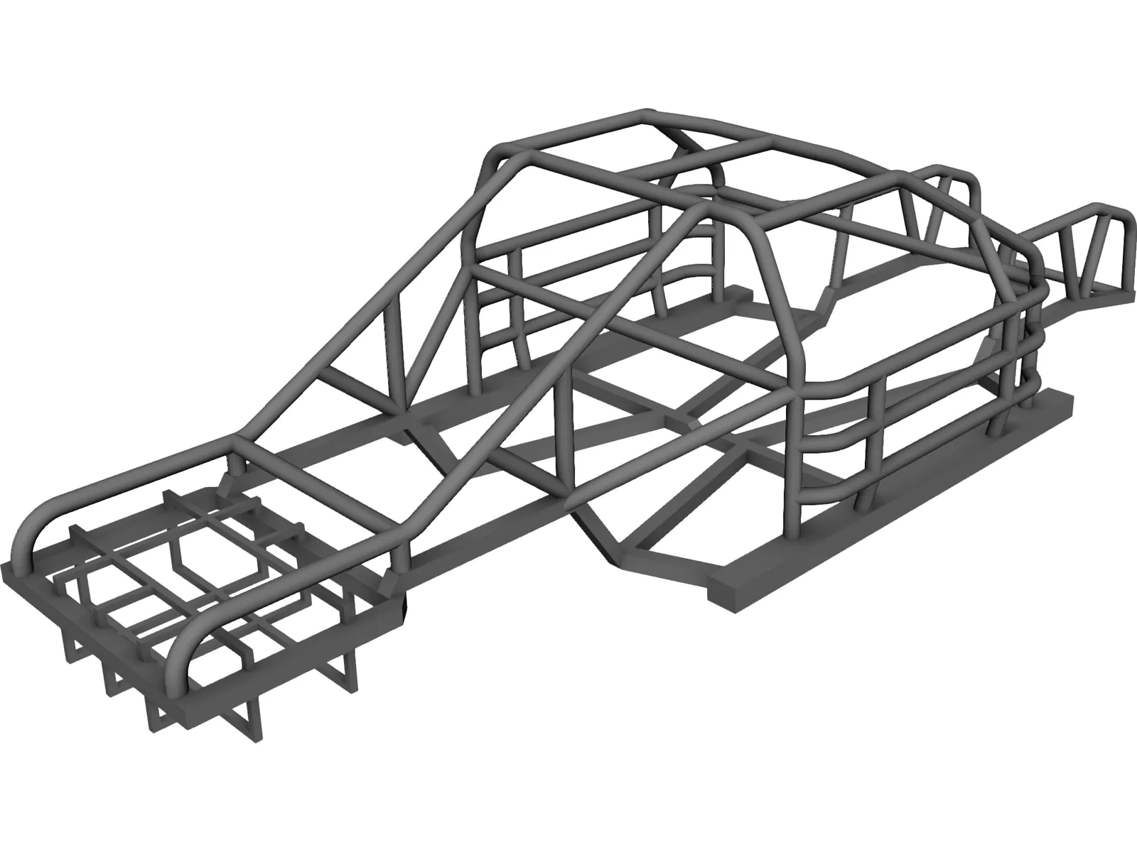 NASCAR Chassis 3D Model main preview
