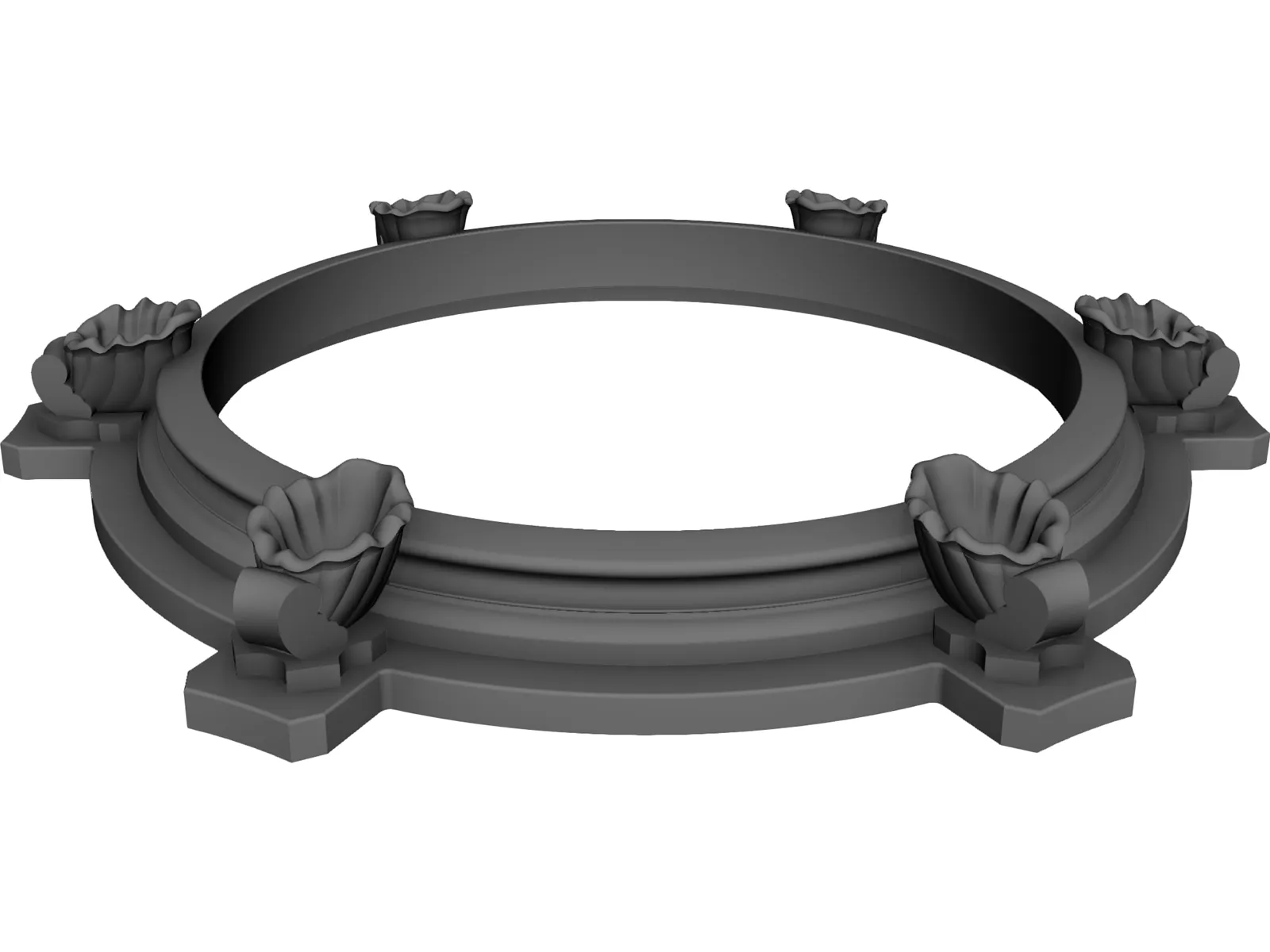 Fountain 3D Model main preview