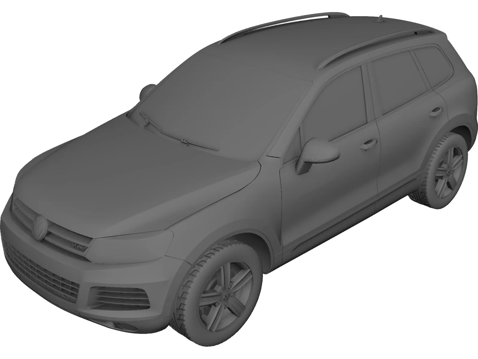 Volkswagen Touareg (2010) 3D Model main preview