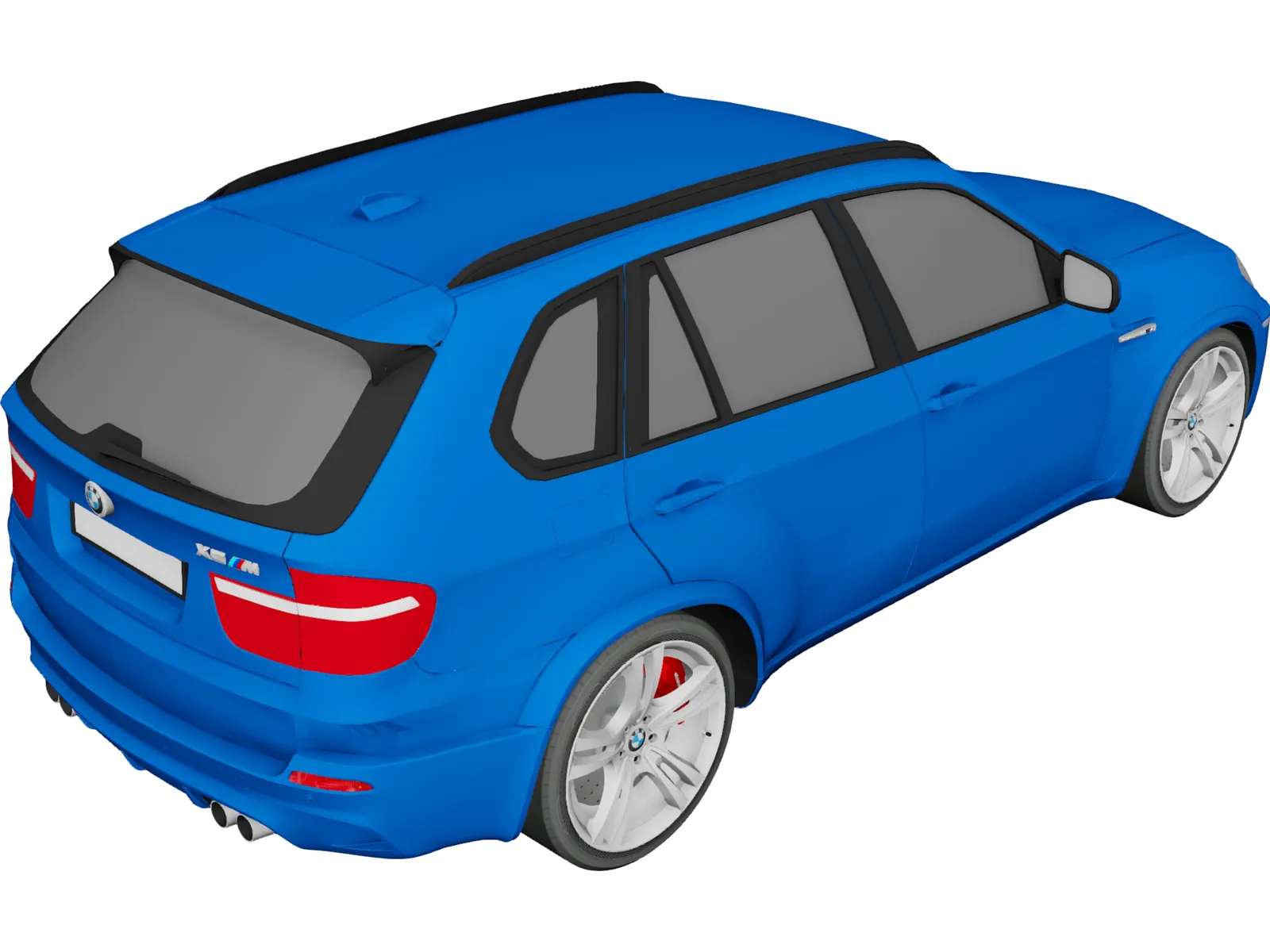 BMW X5M 3D Model main preview