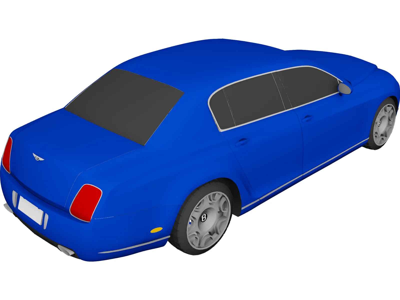 Bentley Continental Flying Spur 3D Model main preview