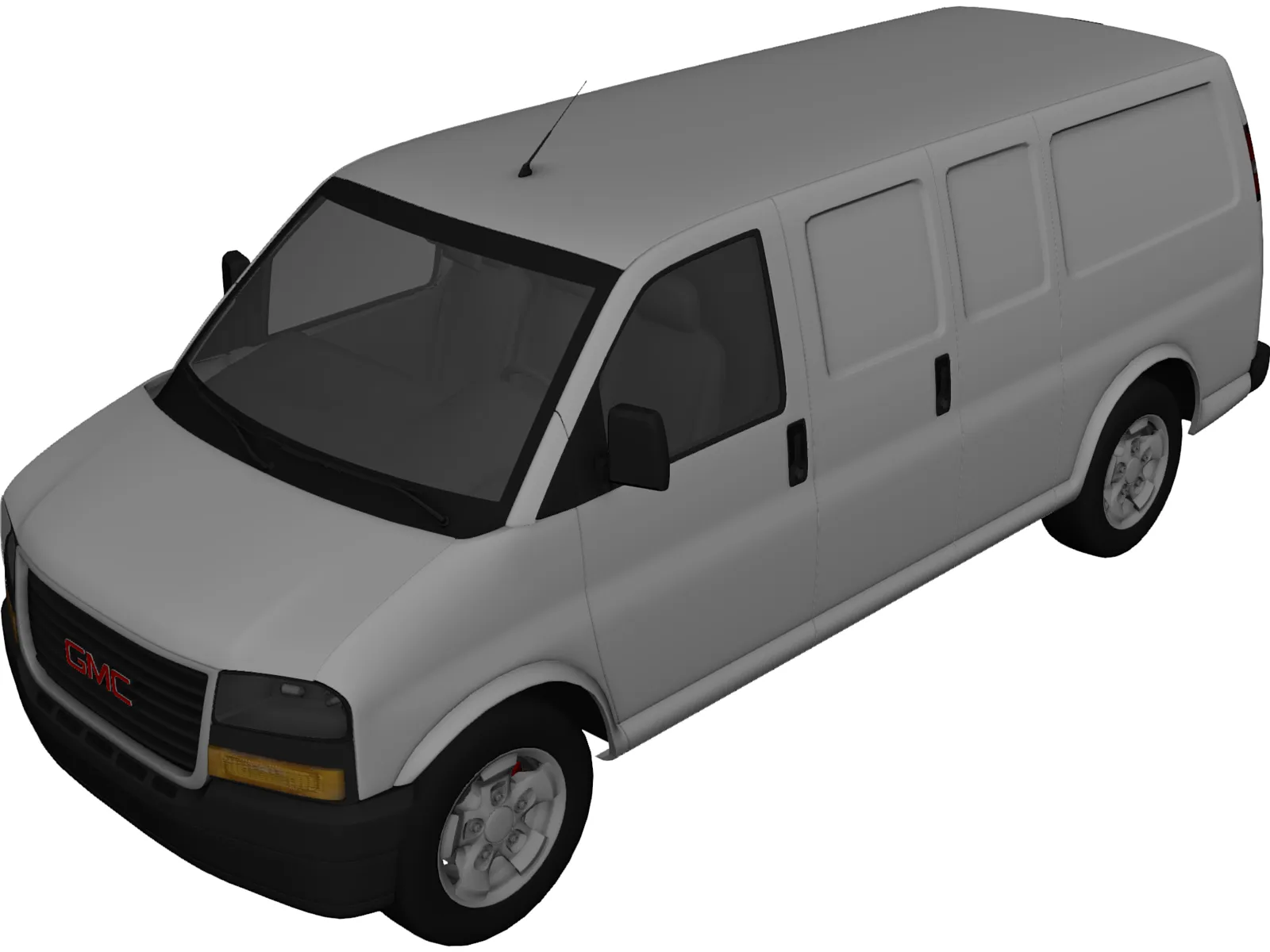 GMC Savana 3D Model main preview