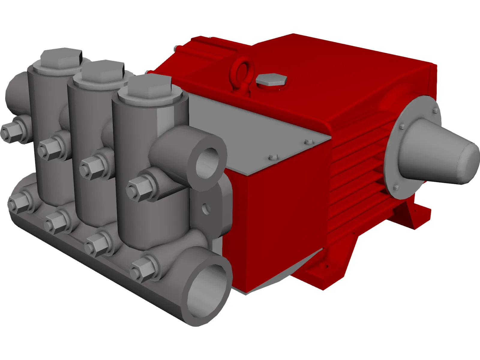 High Pressure Pump 3D Model main preview