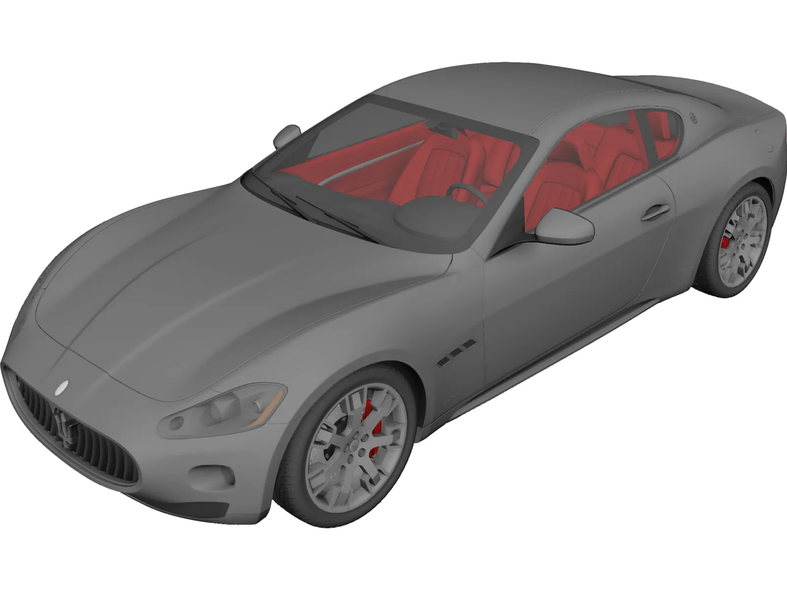 Maserati GT 3D Model main preview