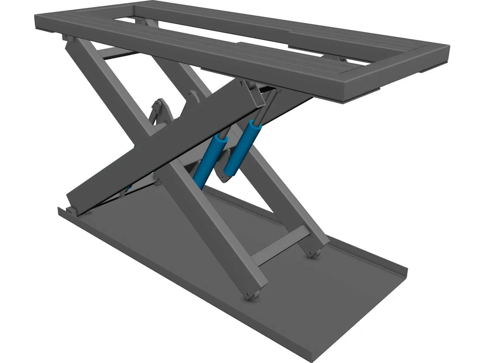 Scissor Lift 3D Model main preview