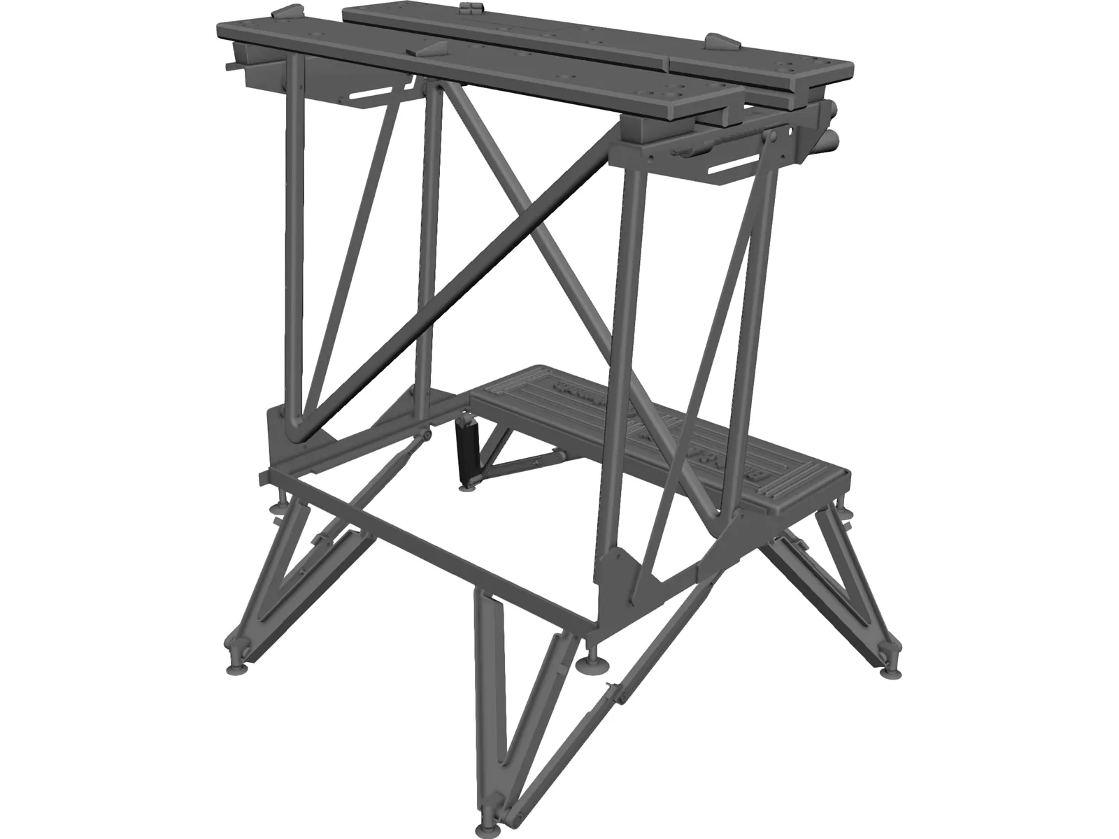Black and Decker Workbench 3D Model main preview