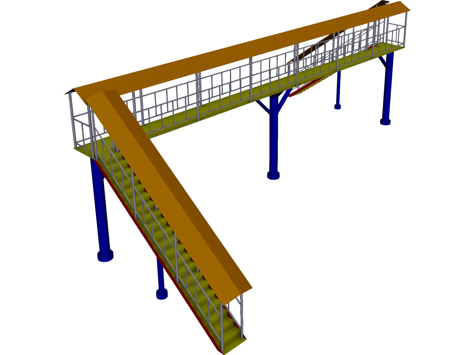 Passer Bridge 3D Model main preview