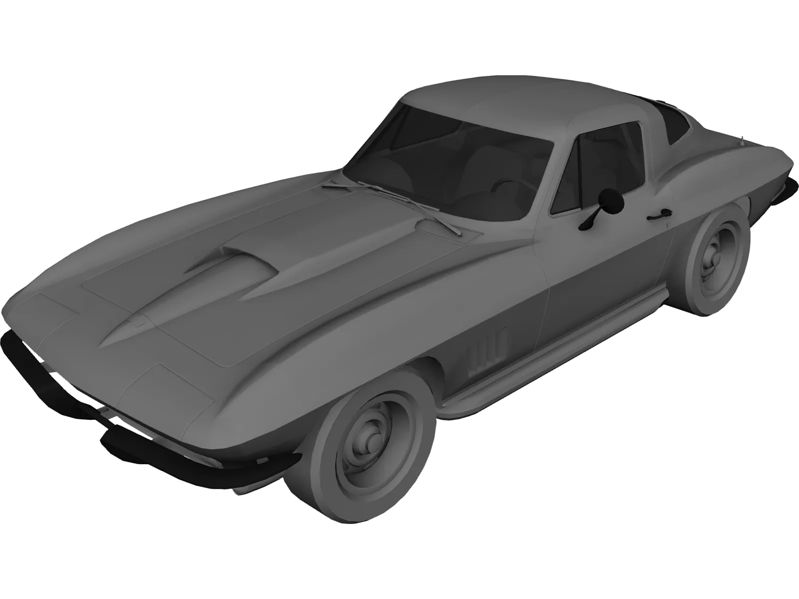 Chevrolet Corvette 3D Model main preview