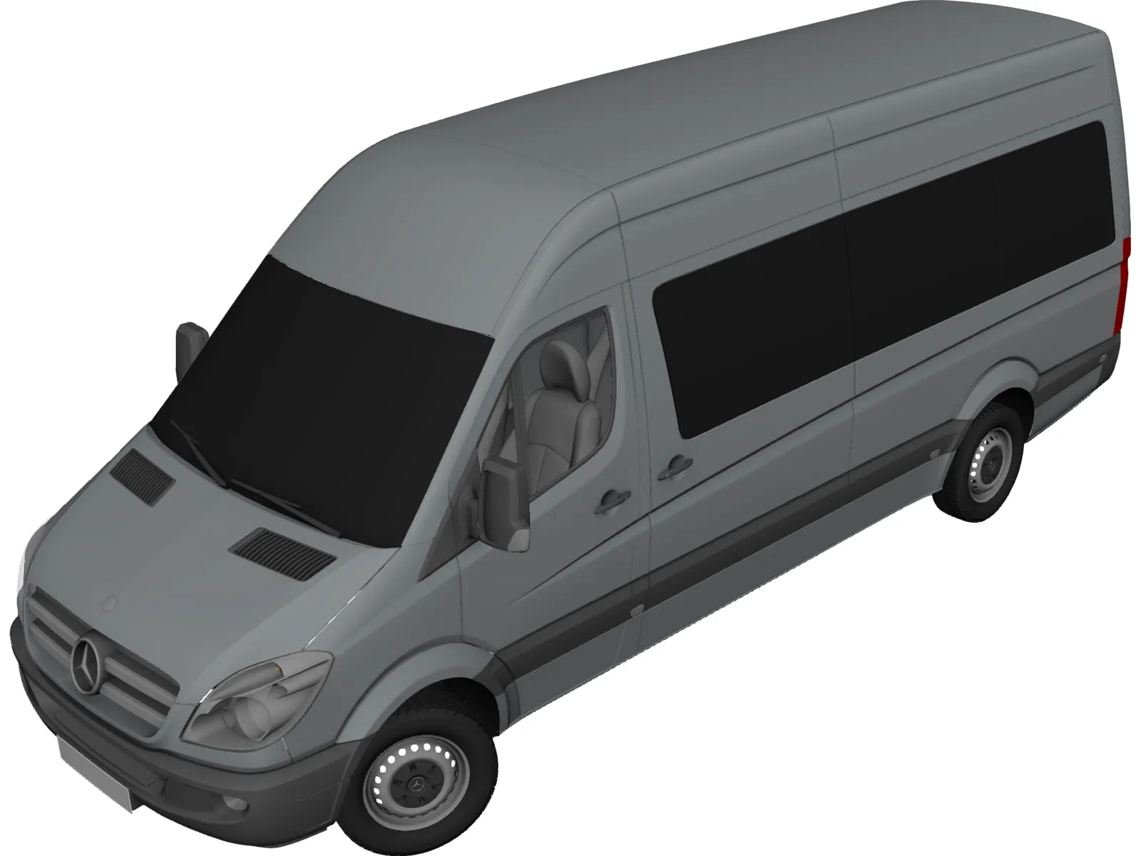Mercedes-Benz Sprinter (2011) 3D Model main preview