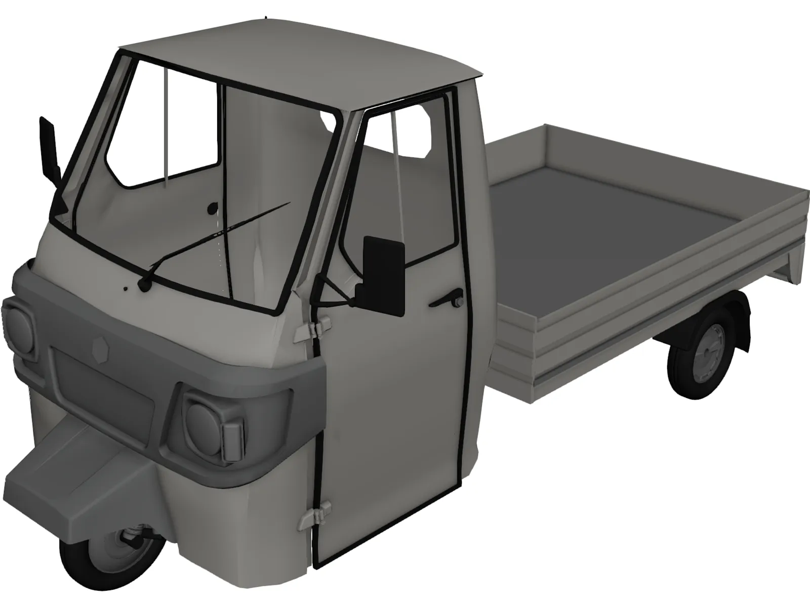 Piaggi Classic 3D Model main preview