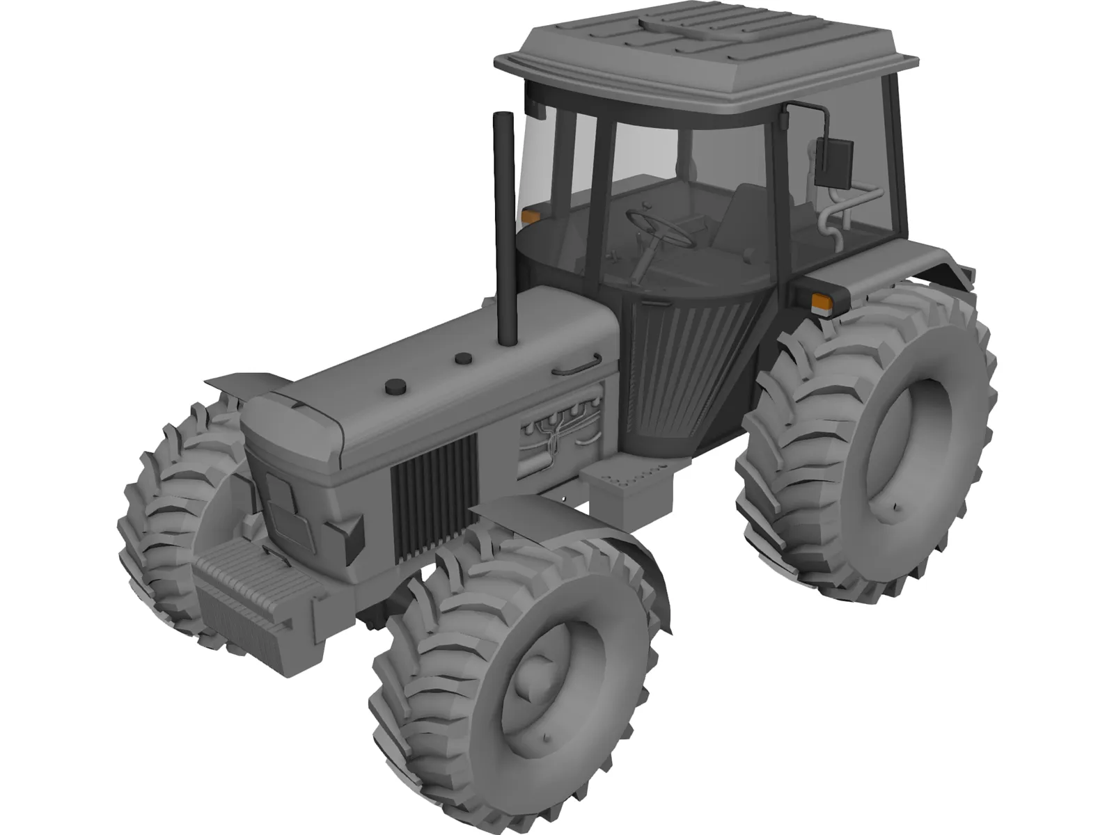 Tractor 3D Model main preview