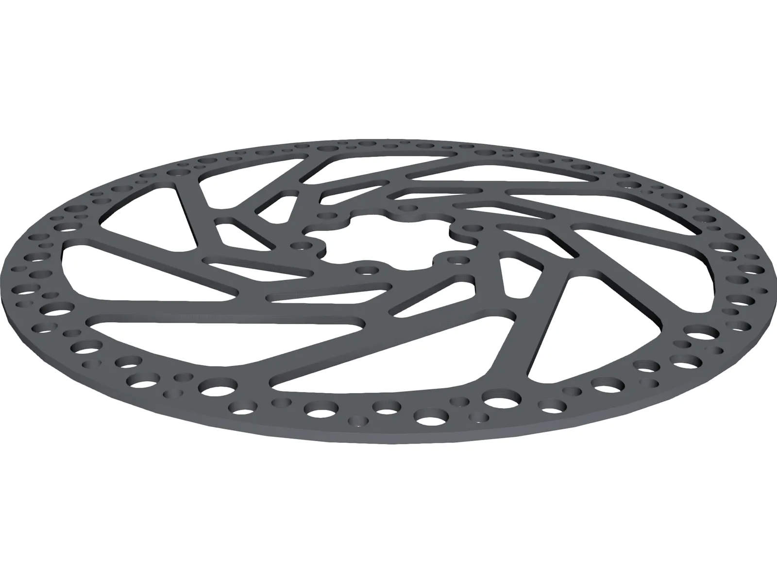 Brake Disc Hope 180mm MTB 3D Model main preview