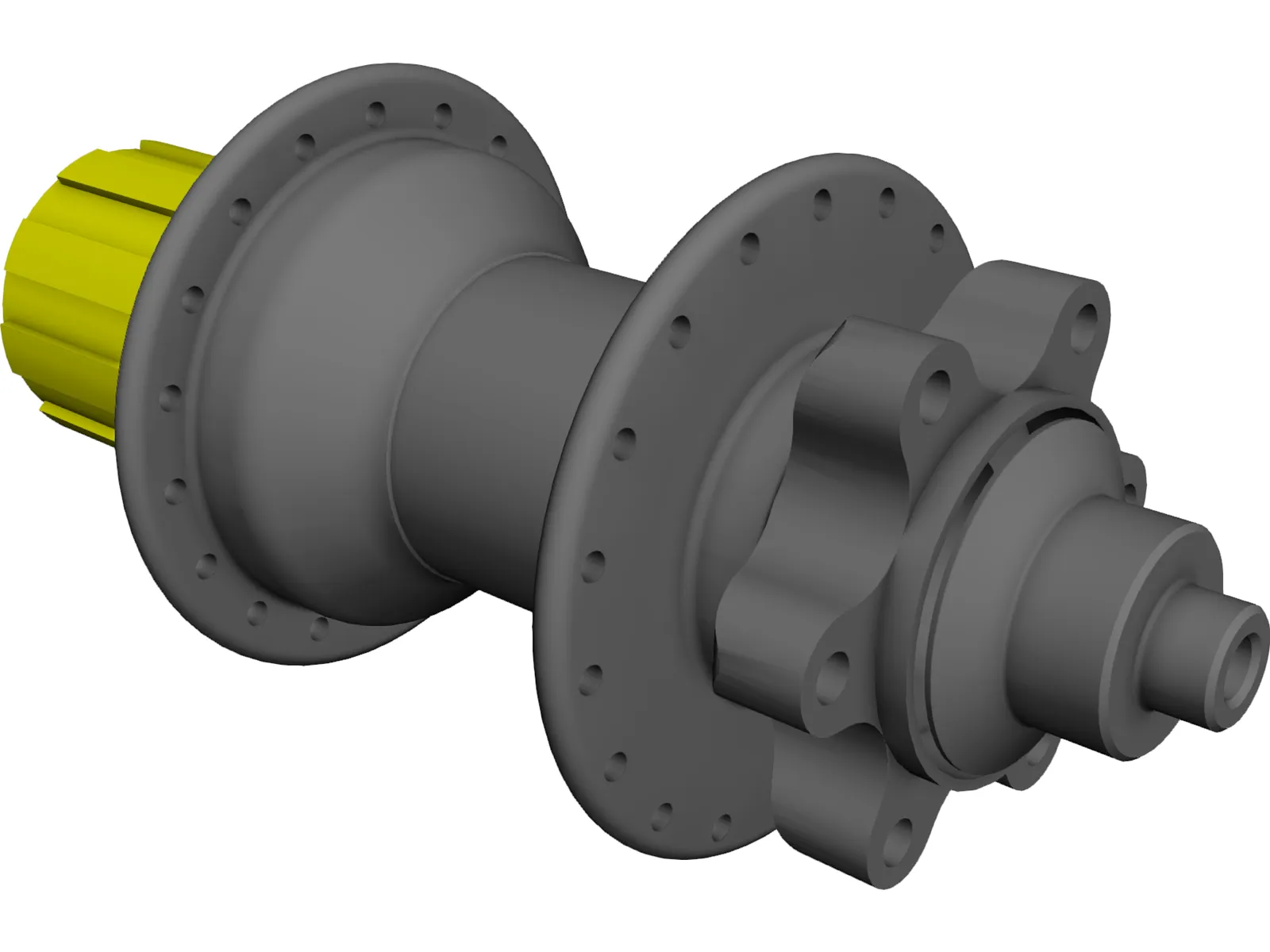 Brake Hub Hope MTB 3D Model main preview