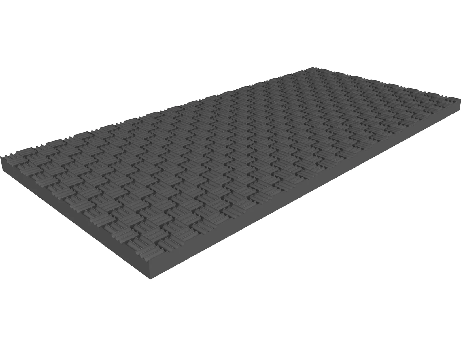 Foam Acoustic Panel 3D Model main preview