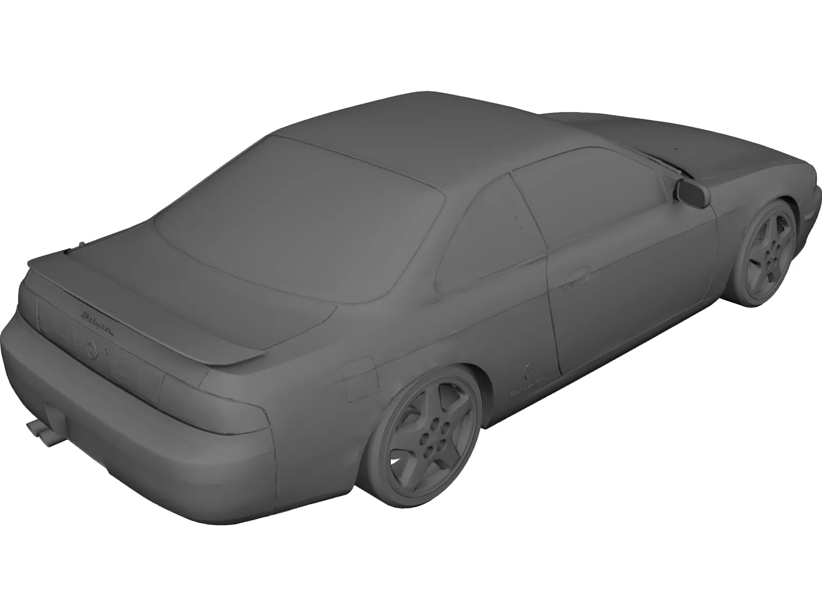 Nissan Silvia S14 Zenki 3D Model main preview