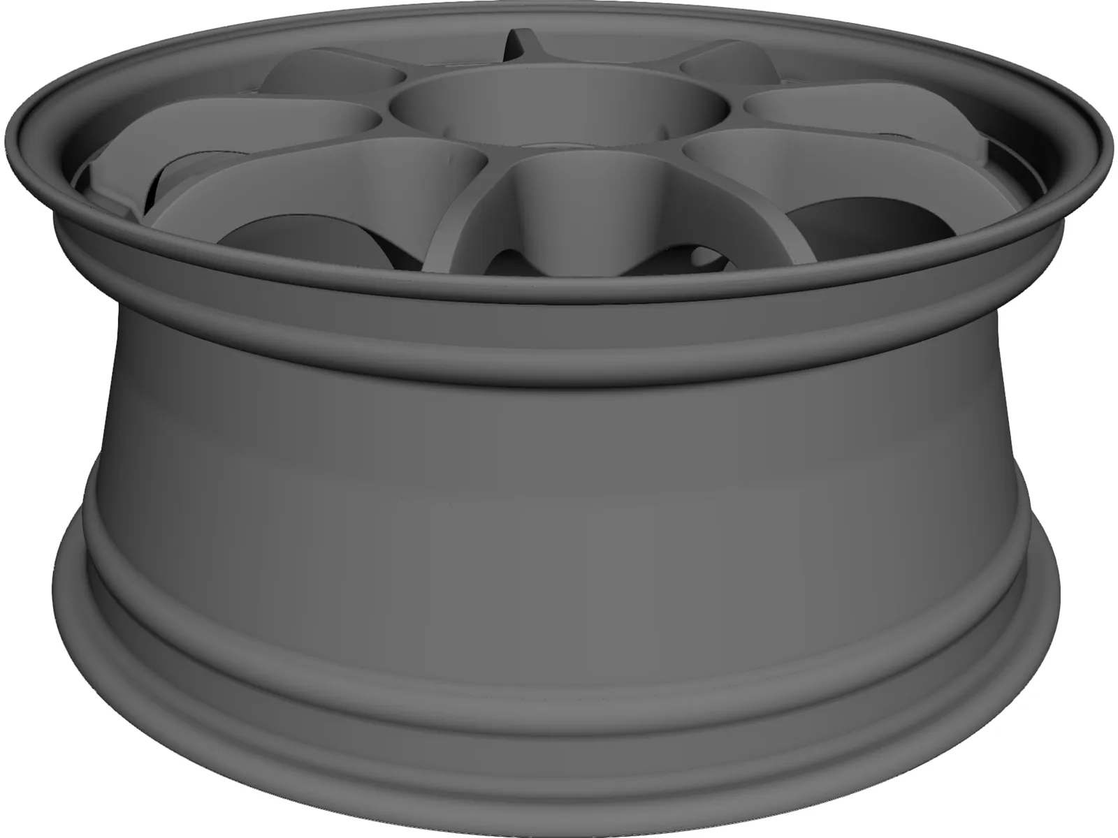 OZ Racing Rim 3D Model main preview