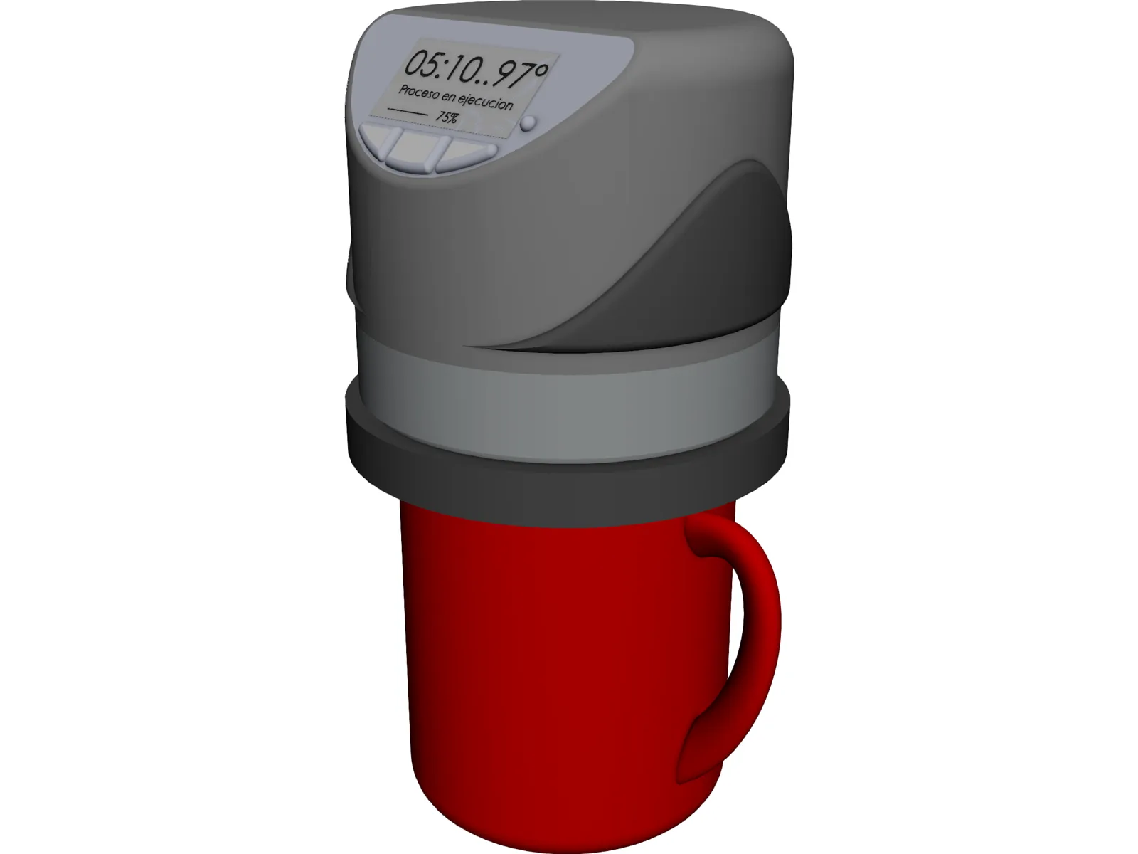 Coffee Maker 3D Model main preview