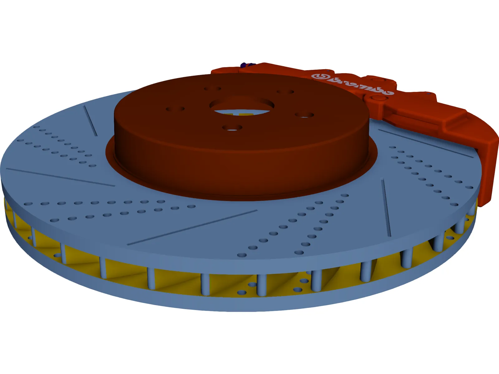 Brembo Brake 3D Model main preview