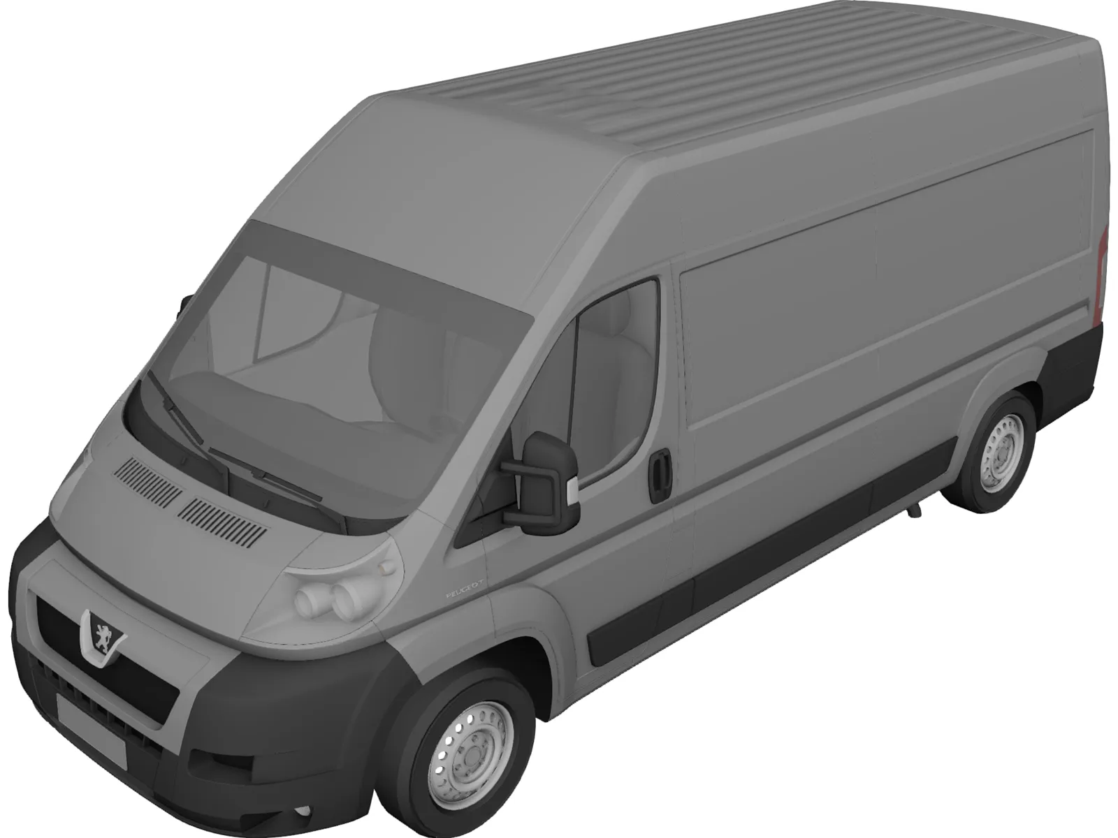 Peugeot Boxer 3D Model main preview