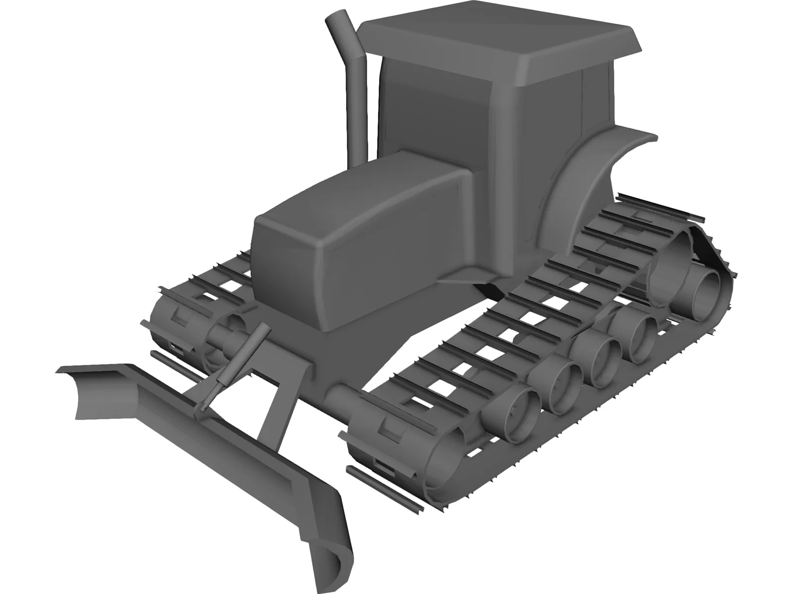 Gilbert Snowgroomer 3D Model main preview