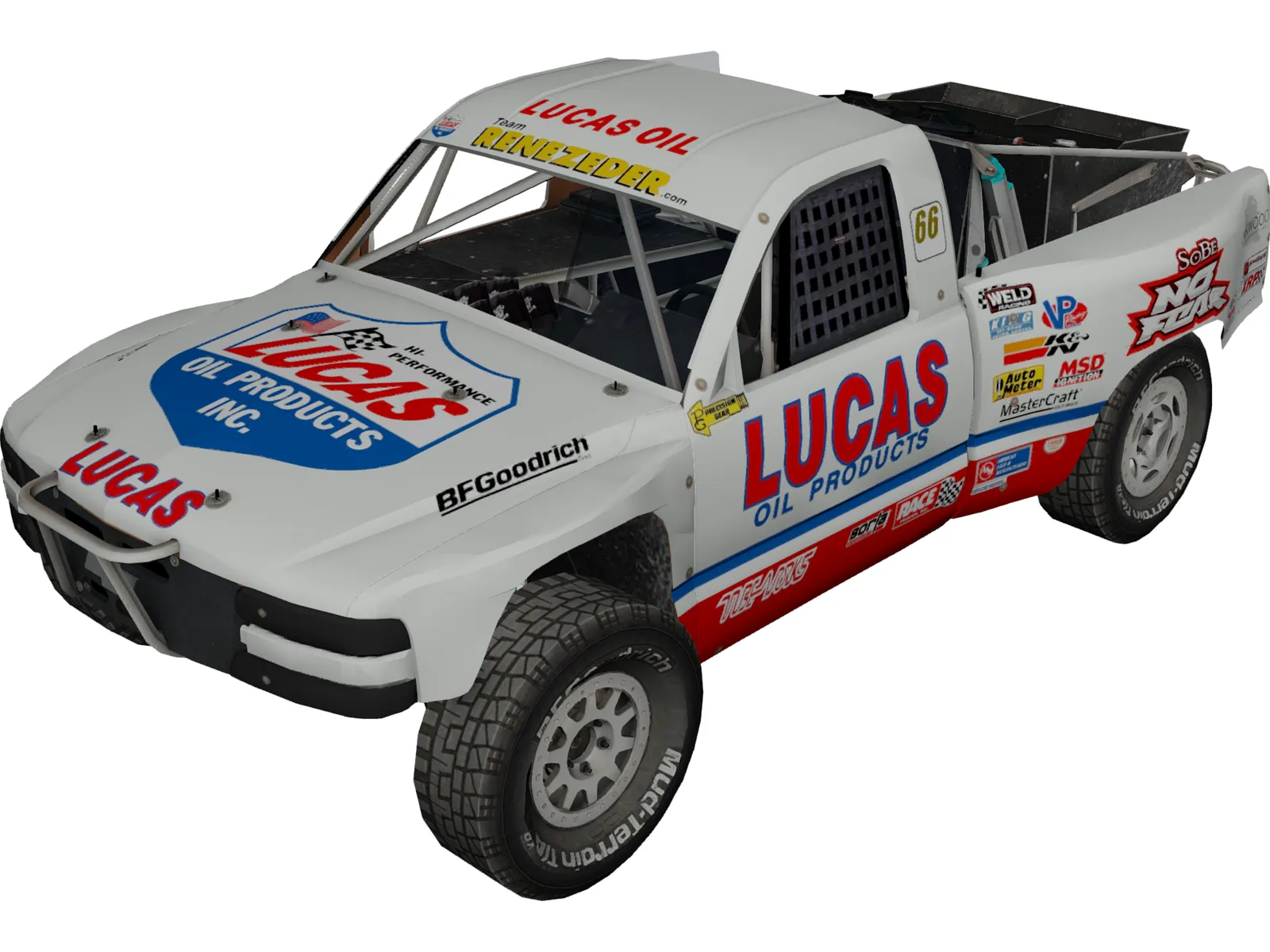 Chevrolet Silverado Short-Course Truck 3D Model main preview